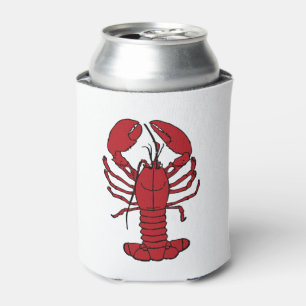 Cute Lobster Nautical beach can cooler