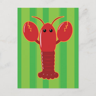 Cute Lobster Postcard