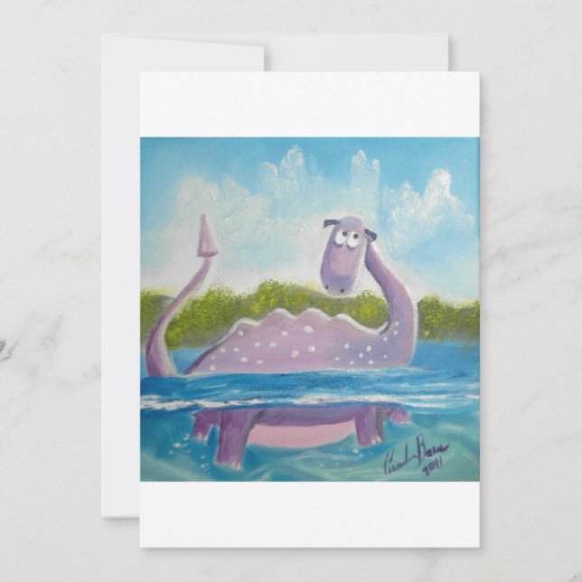 Cute loch ness monster picture (Front)