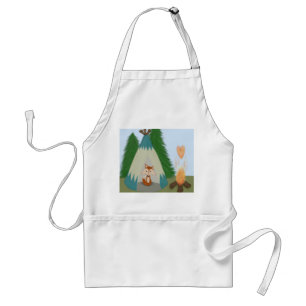 Cute Lone Fox Standard Apron