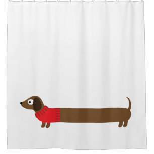Cute Long Dachshund Illustration