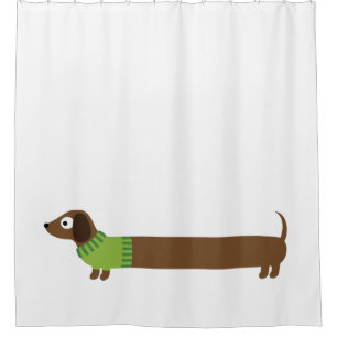 Cute Long Dachshund Illustration