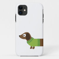 Cute Long Dachshund Illustration
