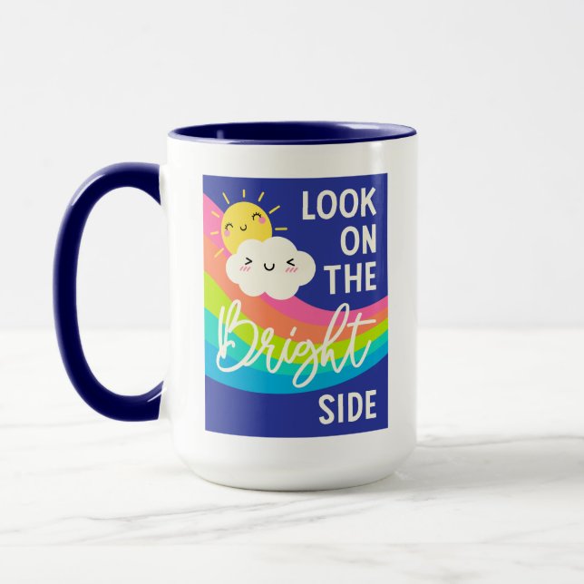 Cute Look on the Bright Side Mug (Left)