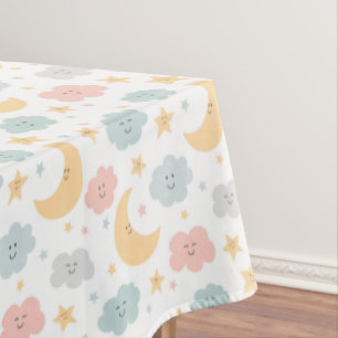 Cute Looking  in the Sky Pattern Tablecloth