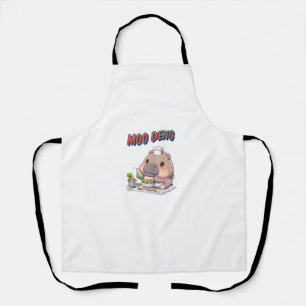 Cute lovable Moo Deng baby fat hippopotamus Tank T Apron