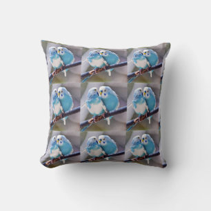CUTE **LOVE BIRDS*** PILLOW ON BACK AS WELL