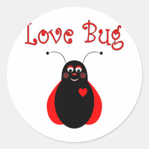 Cute Love Bug Ladybug Sticker