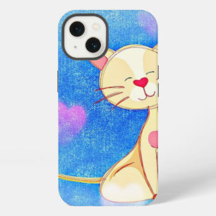 Cute Love Cat iPhone 13 Case