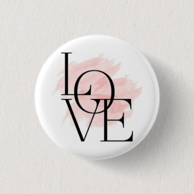 Cute Love Charming Pin Button (Front)