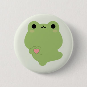 Cute Love Frog 2 Inch Round Button