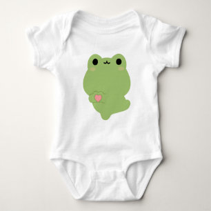 Cute Love Frog Baby Bodysuit