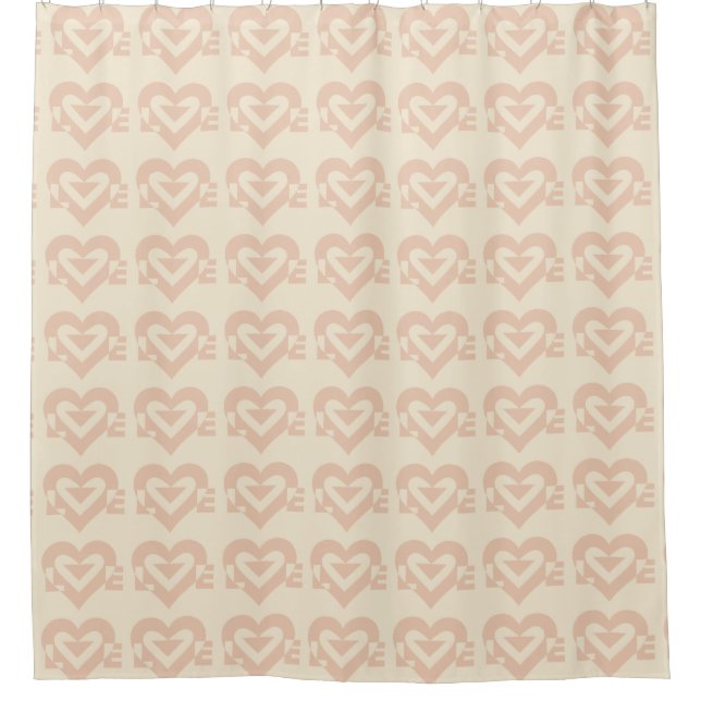 Cute Love Graphic, Cream Beige (Front)