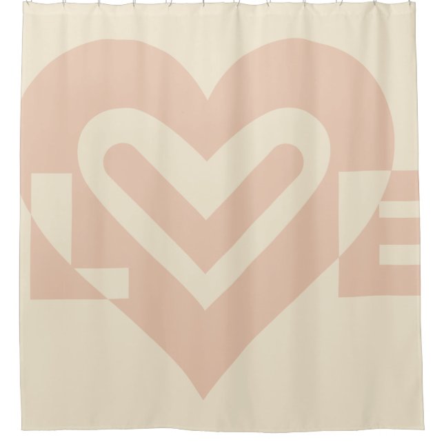 Cute Love Graphic in Beige (Front)