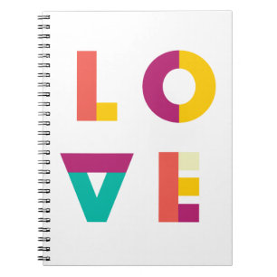 Cute Love Graphics Love Typography Love Art Notebook