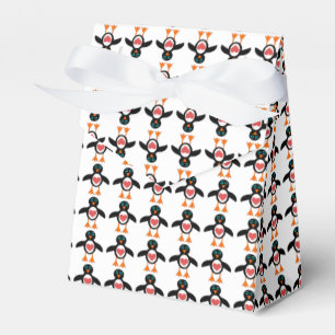 Cute Love Heart Penguin Favour Box