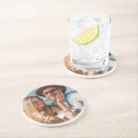 Cute Love Heart Photo Couples Personalized Names Coaster<br><div class="desc">Cute Love Heart Photo Couples Personalized Names Coasters features your favourite photo with a love heart and personalized with your names in modern white script. Personalize by editing the text in the text box provided and adding your own picture. Perfect gifts for couples, boyfriend, girlfriend, husband, wife, sweetheart and more...</div>