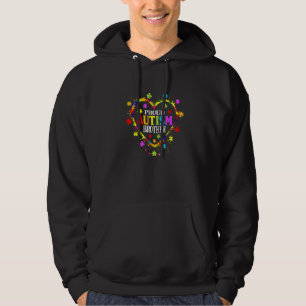 Cute Love Heart Proud Autism Brother Autism Awaren Hoodie