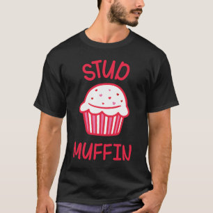 Cute Love Heart Stud Muffin Valentine's Day T-Shirt