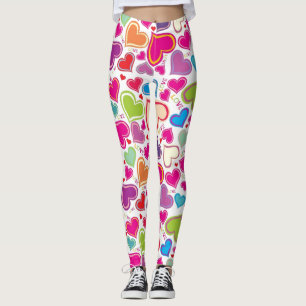 Cute Love Hearts Leggings