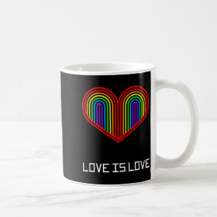 Cute Love Is Love Vintage Lgbt Valentine Gift Coffee Mug