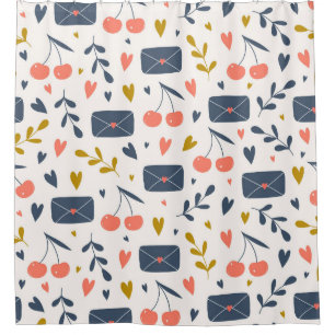 Cute Love Letters and Cherries Pattern Cozy