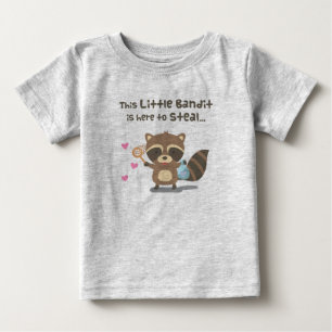Cute Love Masked Bandit Raccoon For Babies Baby T-Shirt