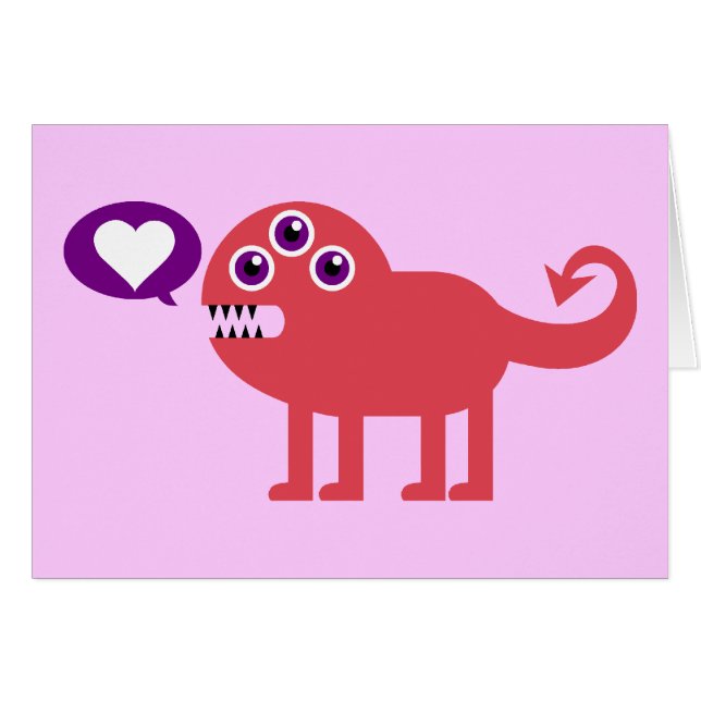 Cute Love Monster (Front Horizontal)