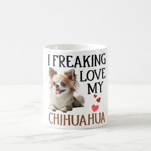 Cute Love My Chihuahua Dog Coffee Mug