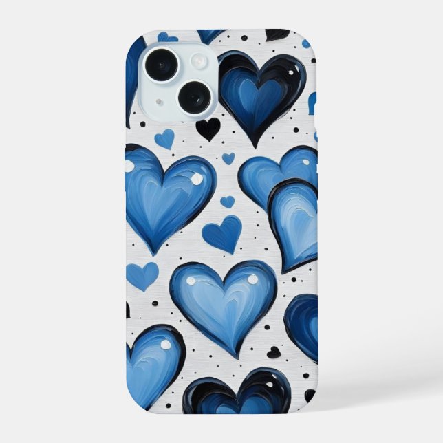 Cute Love Pattern iPhone Cover (Back)