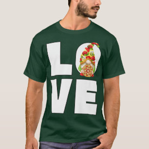 Cute Love Pizza Dad For Summer Vacation Funny Ital T-Shirt