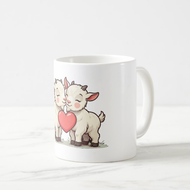 Cute Love together Coffee Mug (Front Right)