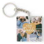 Cute Love You 'Daddy' Custom Photo Collage Heart