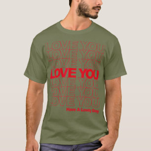 Cute Love You Valentines Day Retro Top