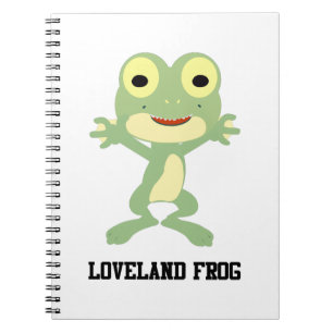 Cute Loveland Frog Notebook