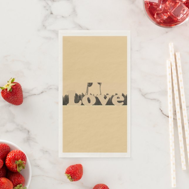 Cute & Lovely Compassion Paper Guest Towels Napkin (Insitu)