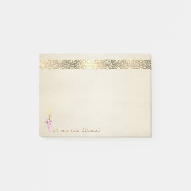 Cute Lovely  Stylish Elegant,Lace,Cake Post-it Not Notes (Front)