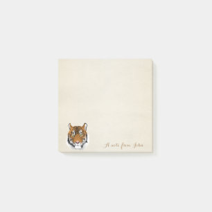 Cute Lovely Stylish ,Tiger, Personalized Post-it Notes