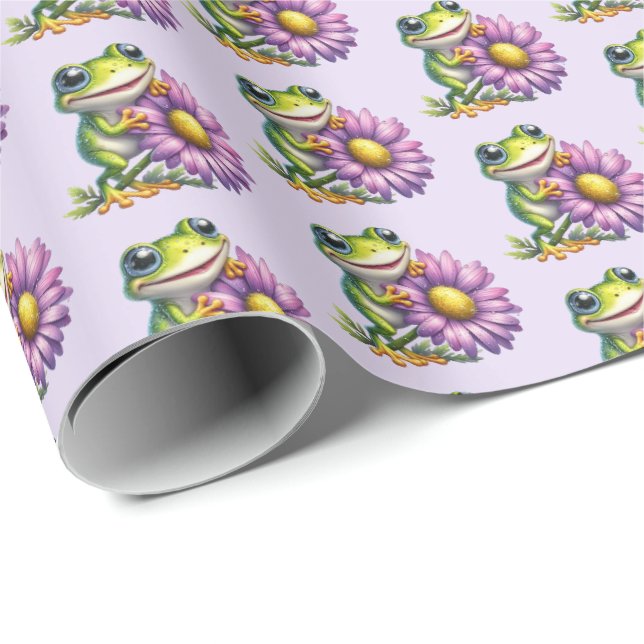 Cute lovers party customizable  wrapping paper (Roll Corner)