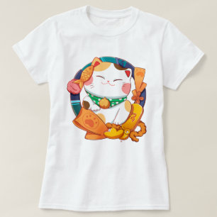 Cute Lucky Cat T-Shirt