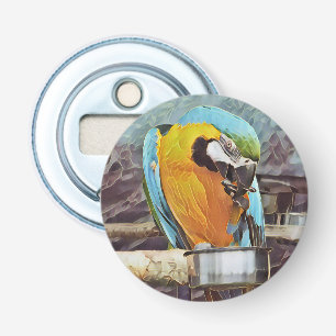 CUTE MACAW BOTTLE OPENER