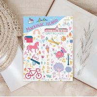 Cute Mackinac Island Michigan Favourite Things Map