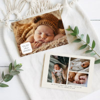 Cute Made From Scratch Tag | 4 Photo Birth