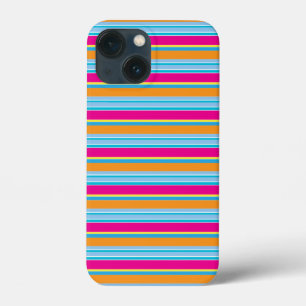 Cute magic colourful stripes iPhone 13 mini case