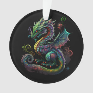 cute-magic-fantasy-chineese-dragon-illustration ornament