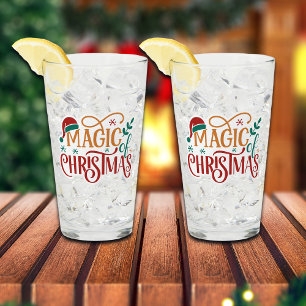 Cute 'Magic of Christmas' Glass