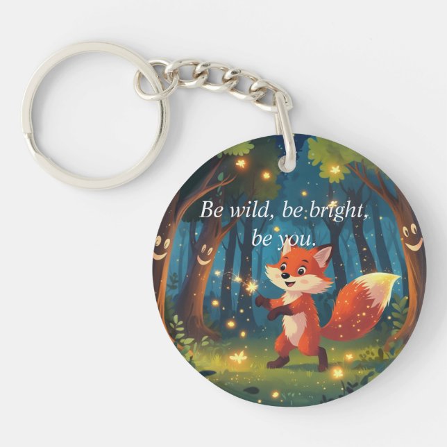 Cute Magical Fox Keychain (Devant)