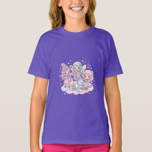 Cute Magical Friends Kids T-Shirt