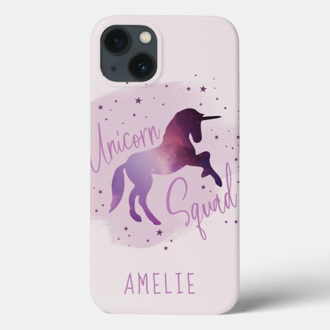 cute magical purple unicorn Case-Mate iPhone case (Back)