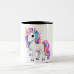 Cute Magical Rainbow Unicorn Coffee Mug